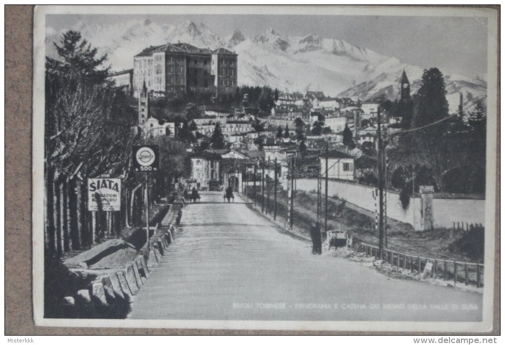 RIVOLI PANORAMA E CASTELL0--1938---BELLISSIMA - Rivoli