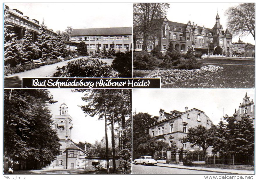 Bad Schmiedeberg - S/w Mehrbildkarte 6 - Bad Schmiedeberg