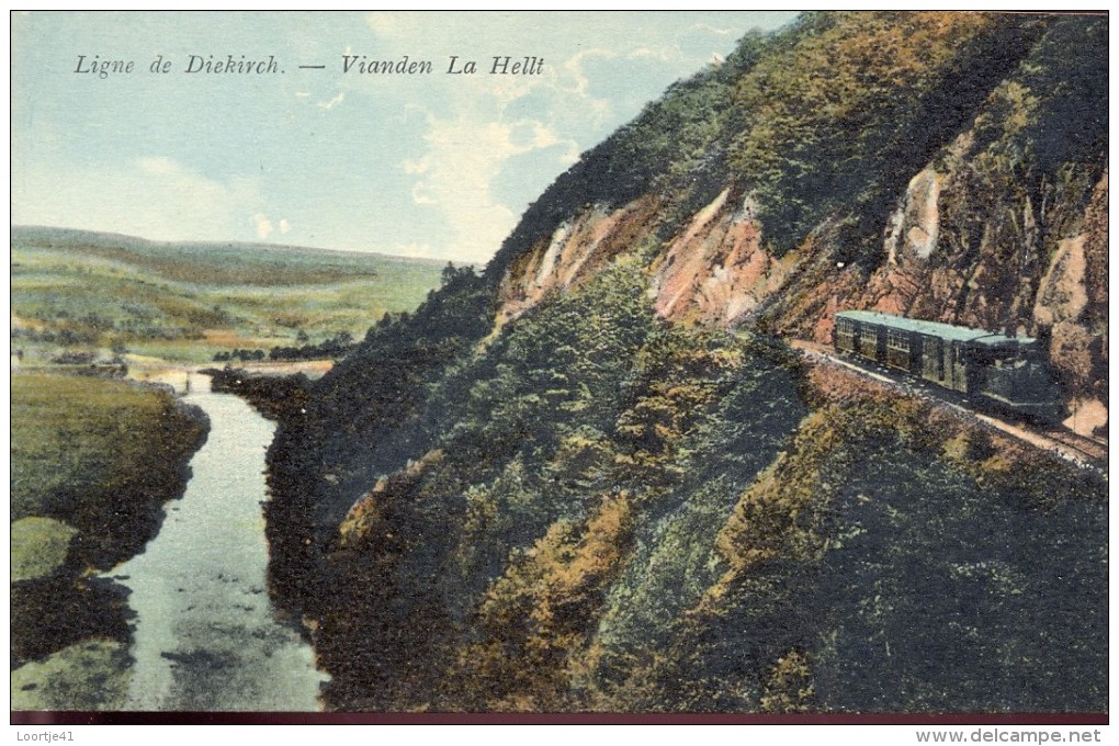 CP - Ligne De Diekirch - Vianden La Hellt - Train - Diekirch