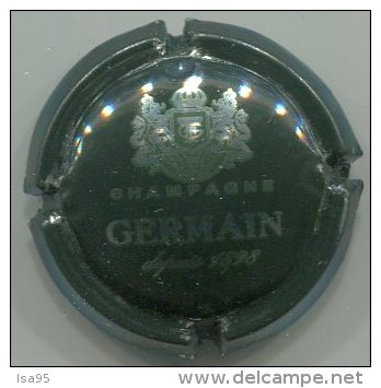 CAPSULE-CHAMPAGNE GERMAIN N°33c Quart Vert & Argent - Germain