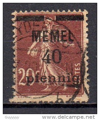 Memel - Memelgebiet - 1920/21 - Yvert N° 22 - Gebraucht