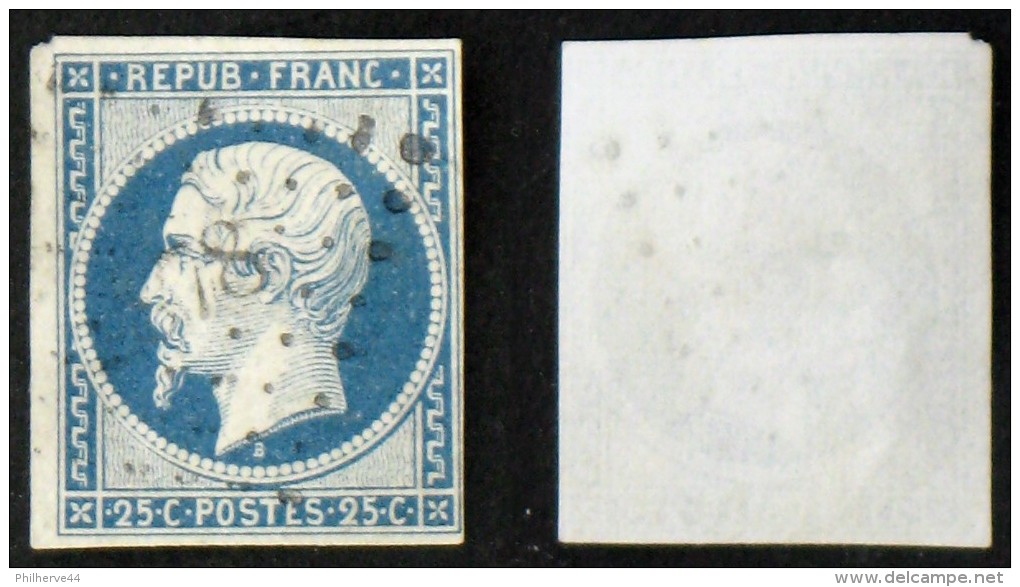 N° 10 25c NAPOLEON REPUB TB Cote 45€ - 1852 Luis-Napoléon