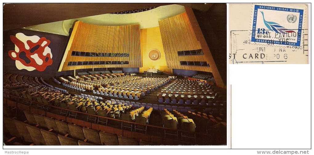 UNITED NATIONS  Fp  Nations Unies  ONU  NU  Nice Stamp - Autres Monuments, édifices