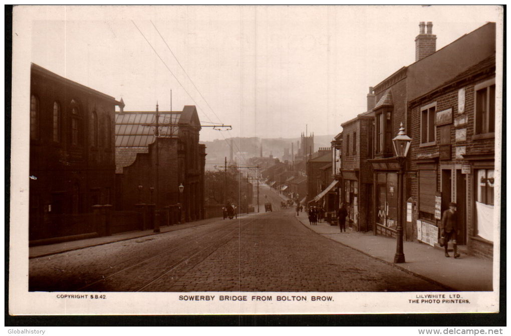 DB4560 - YORKSHIRE - SOWERBY BRIDGE FROM BOLTON BROW - Altri & Non Classificati