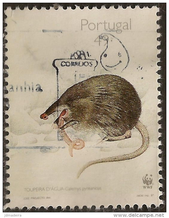 Portugal - 1997 World Wildlife Fund WWF Moles 49. Used Stamp - Oblitérés
