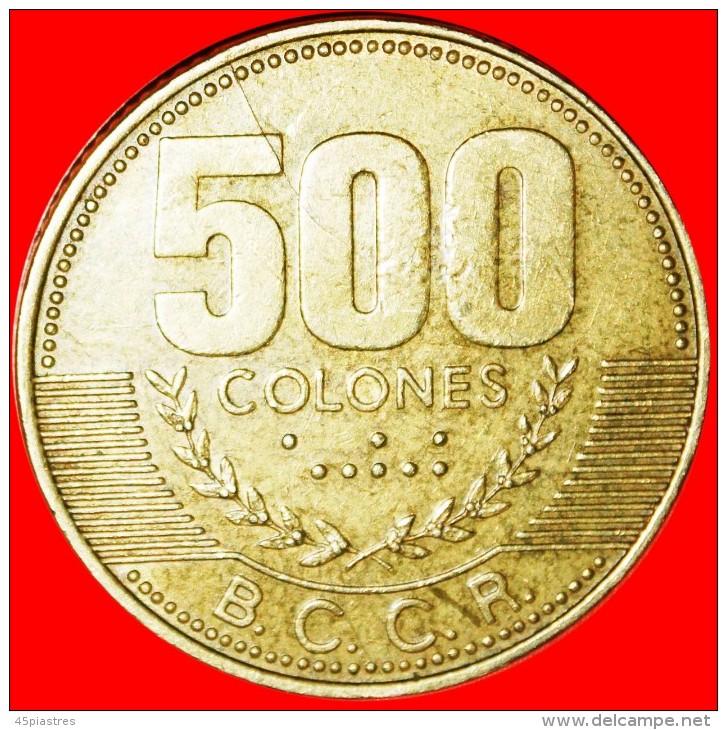 * THICK NUMERALS: COSTA RICA  500 COLONES 2003! LOW START NO RESERVE! - Costa Rica