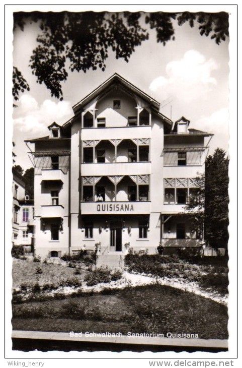 Bad Schwalbach - S/w Sanatorium Quisisana - Bad Schwalbach