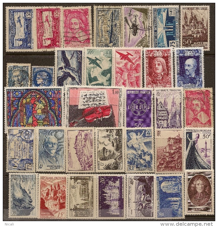 FRANCE Selection (34) 1930-1965 M+U OQ1 - Collections