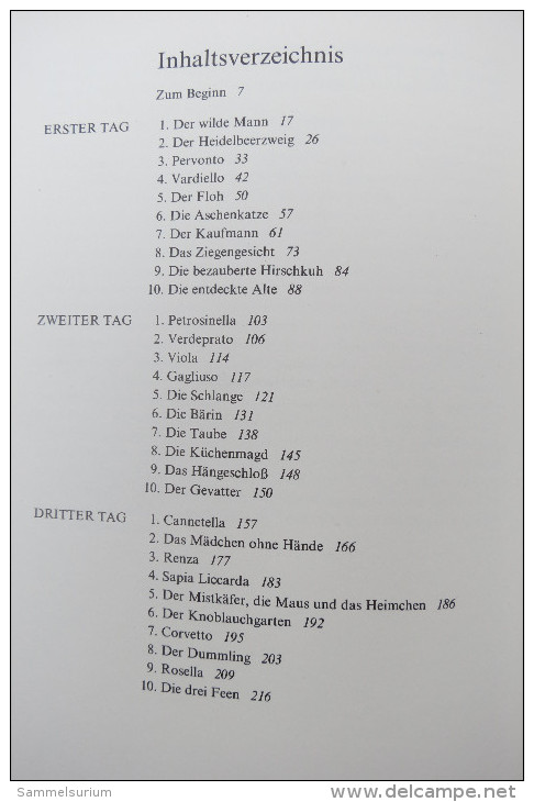 Giambattista Basile "DAS PENTAMERON" Oder Das Märchen Aller Märchen, Mit 50 Farbigen Pinselzeichnungen Von J. Hegenbarth - Grafik & Design