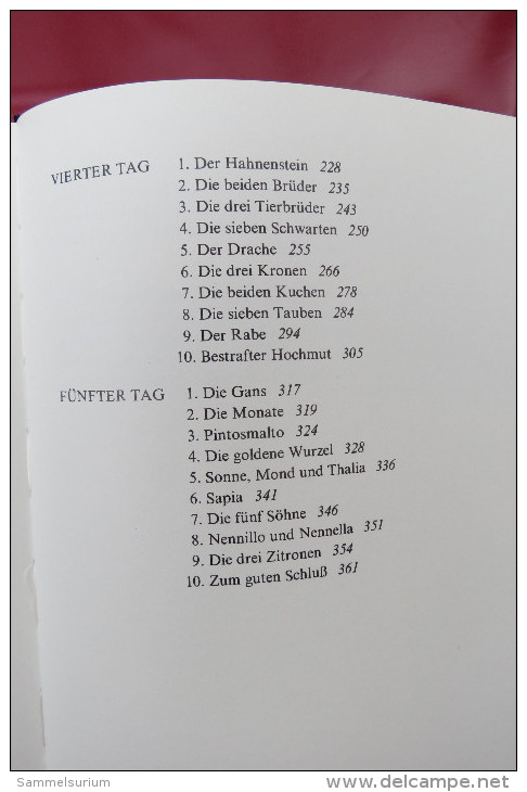 Giambattista Basile "DAS PENTAMERON" Oder Das Märchen Aller Märchen, Mit 50 Farbigen Pinselzeichnungen Von J. Hegenbarth - Graphism & Design