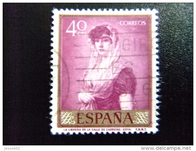 ESPAÑA ESPAGNE SPAIN 1958 Pintura De Goya Edifil Nº 1211 º Usado Yvert Nº 902 FU - Usados