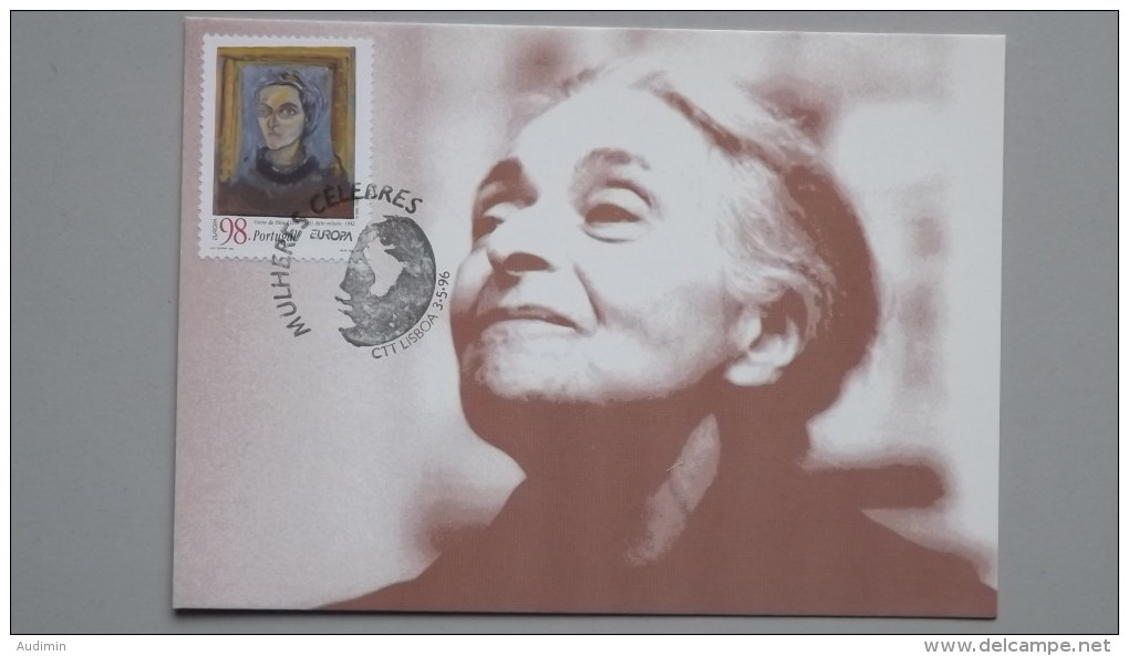 Portugal 2123 Yt 2101 Af 2341 SG 2554 Maximumkarte MK/MC, ESST, EUROPA/CEPT 1996, Helena Vieira Da Silva (1908-1992) - Cartes-maximum (CM)