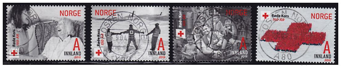 Norwegen  2015  Nr. 1869 - 72 Gestempelt Rotes Kreuz In Norge - Used Stamps