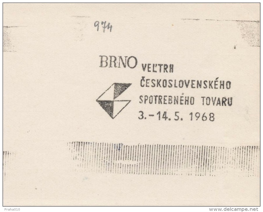 J2352 - Czechoslovakia (1945-79) Control Imprint Stamp Machine (R!): BRNO Fair Czechoslovak Consumer Goods (SK) - Proofs & Reprints