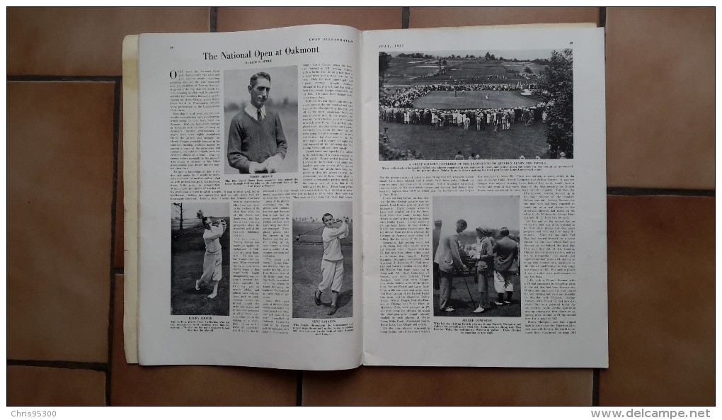 GRANDE REVUE - GOLF ILLUSTRATED - CANADA - OAKMONT - UNITED STATES - NEW YORK - ÉTATS UNIS - SPORT - 1900-1949