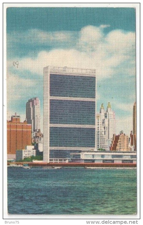 United Nations Building As Seen From Long Island City, New York City - Autres Monuments, édifices