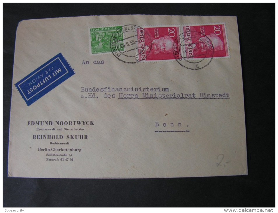 == Berlin Cv, 1953 - Cartas & Documentos