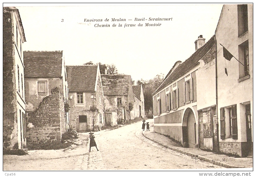 RUEIL SERAINCOURT - Chemin De La Ferme Du Montoir - Seraincourt