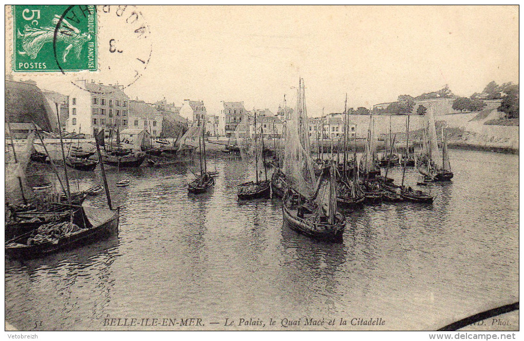 PORT DE PALAIS = ENSEMBLE DE 14 CARTES - Belle Ile En Mer