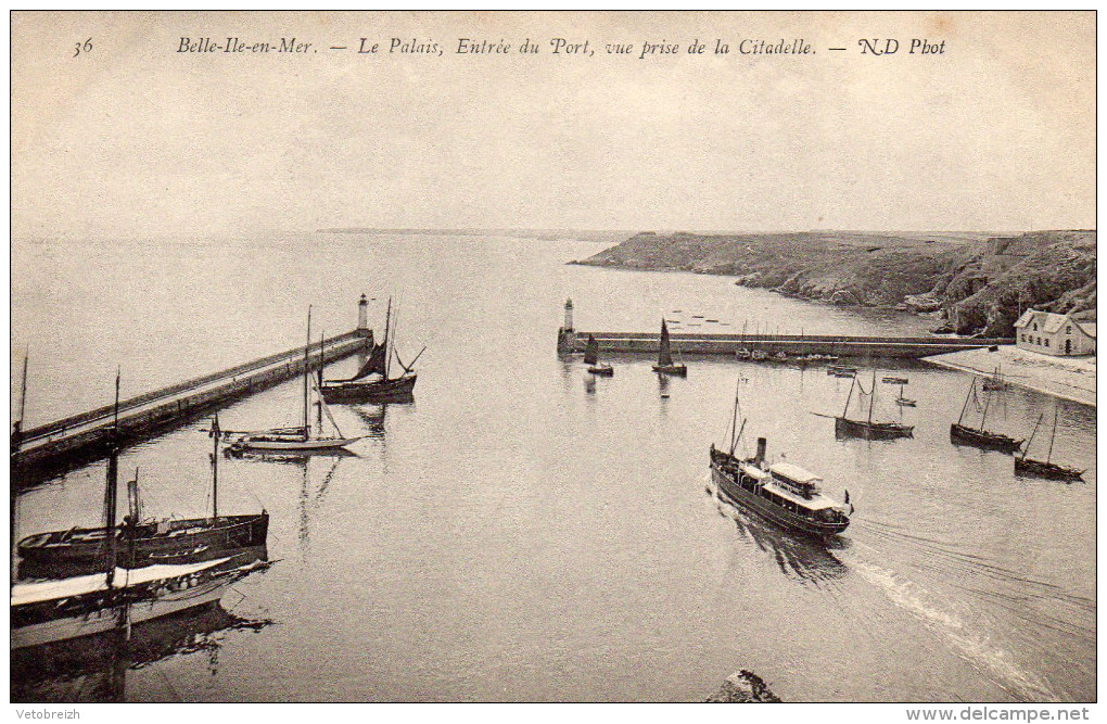 PORT DE PALAIS = ENSEMBLE DE 14 CARTES - Belle Ile En Mer