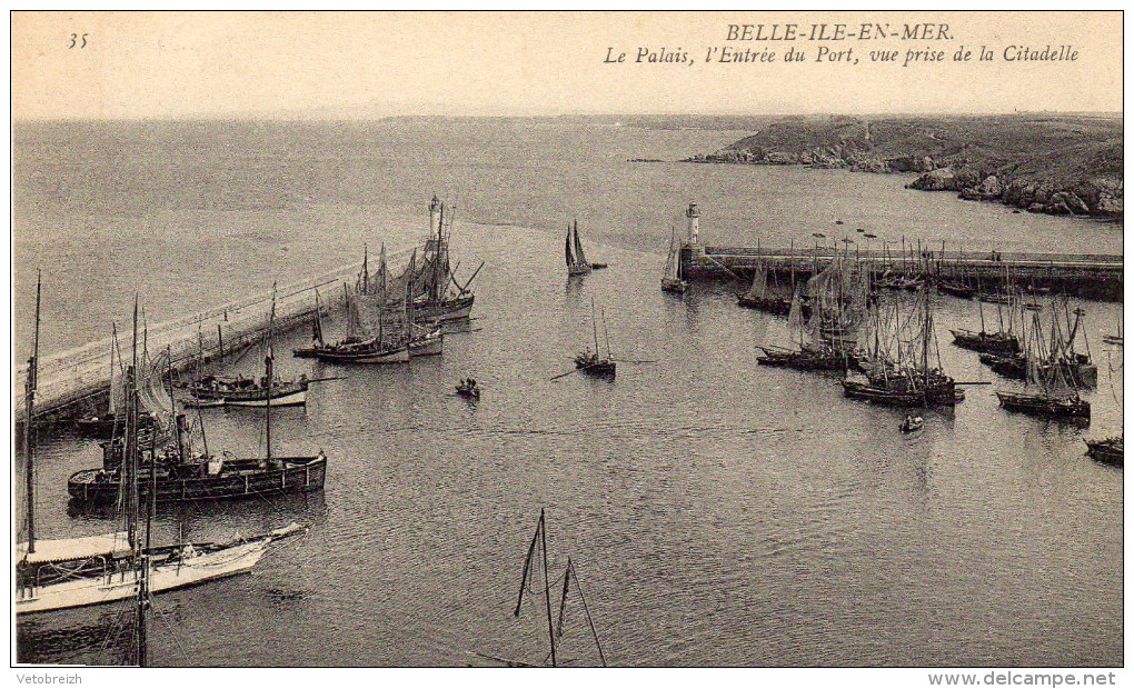 PORT DE PALAIS = ENSEMBLE DE 14 CARTES - Belle Ile En Mer