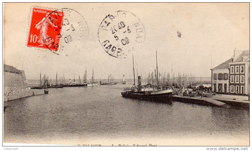 PORT DE PALAIS = ENSEMBLE DE 14 CARTES