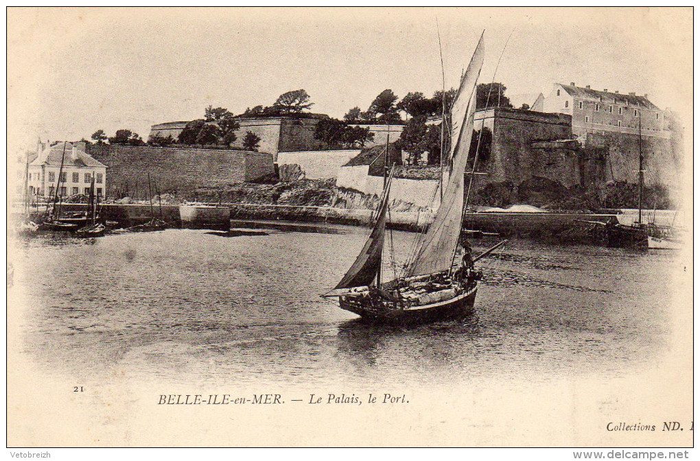 PORT DE PALAIS = ENSEMBLE DE 14 CARTES