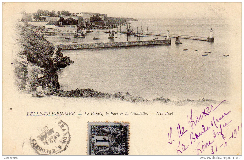 PORT DE PALAIS = ENSEMBLE DE 14 CARTES