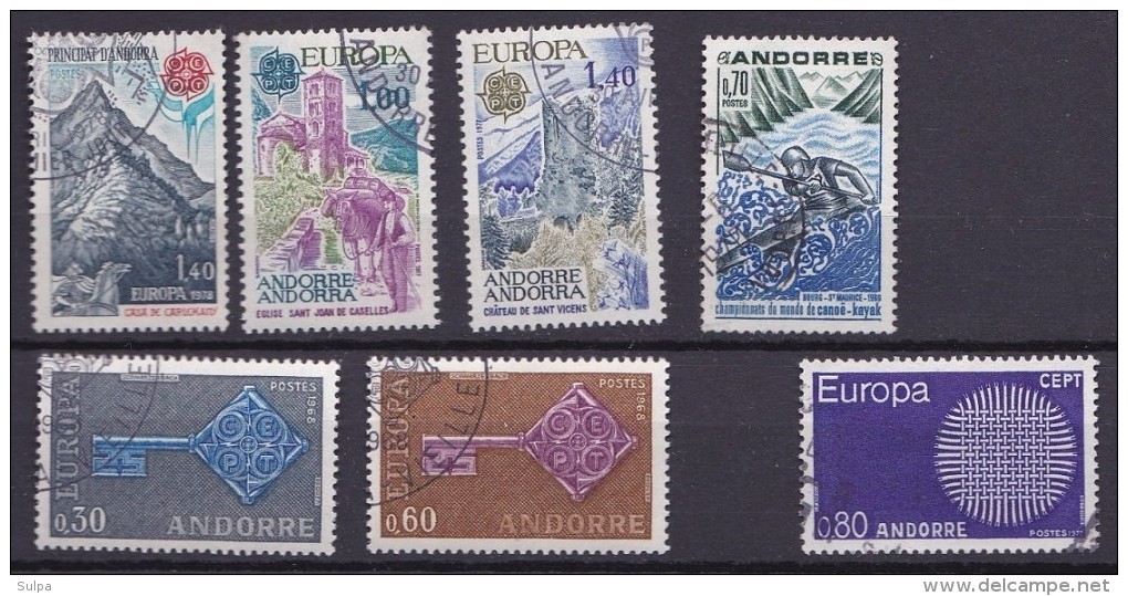 Andorre, Petit Lot, Essentiellement EUROPA - Used Stamps