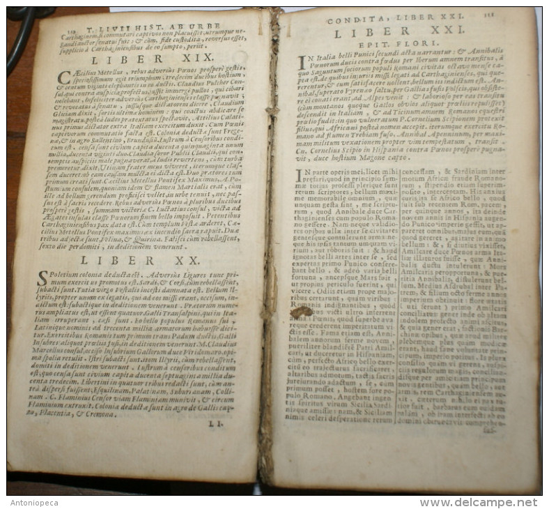 ITALIA 1706 - " T, LIVII PATAVINI HISTORIARUM AB URBE CONDITA LIBRI XLV" OPERA COMPLETA
