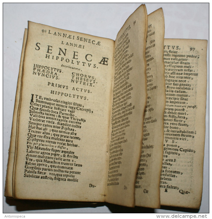 ITALIA 1677 - "SENECAE TRAGEDIAE" L. ANNAEI - Livres Anciens