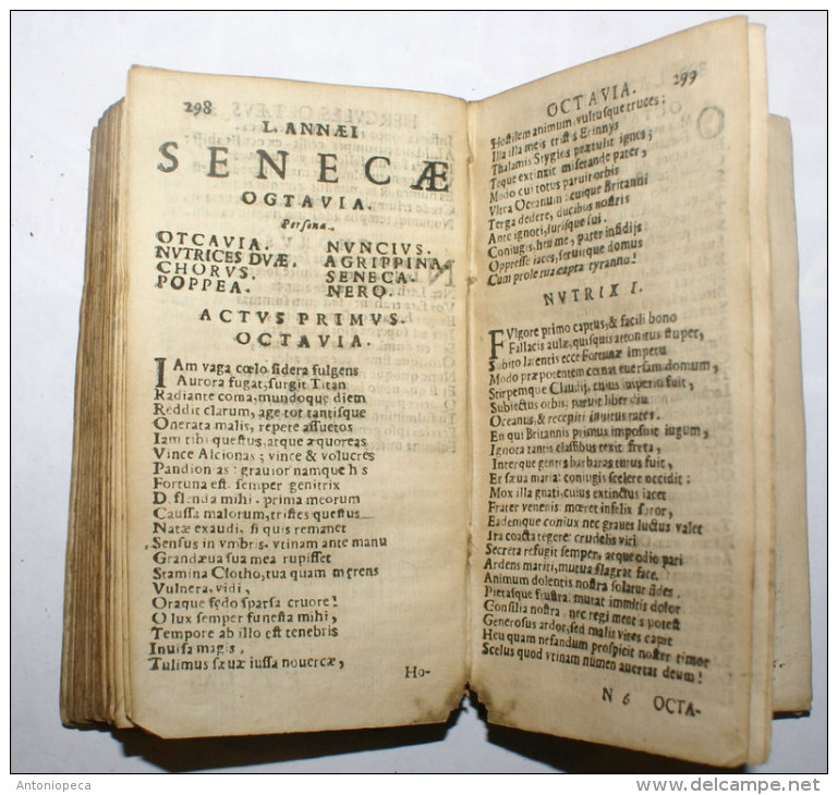 ITALIA 1677 - "SENECAE TRAGEDIAE" L. ANNAEI