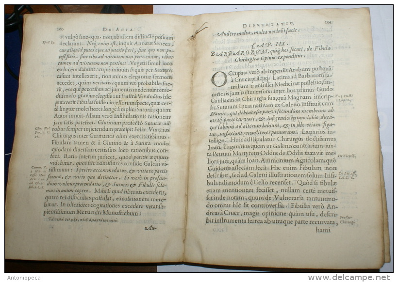 ITALIA 1639 - "JOANNIS RHODII DE ACIA DISSERTATIO AD CORNELII CELSI MENTEM "