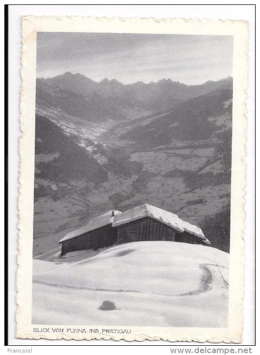 Suisse. Grisons. Furna. Chalet Sous La Neige. - Furna