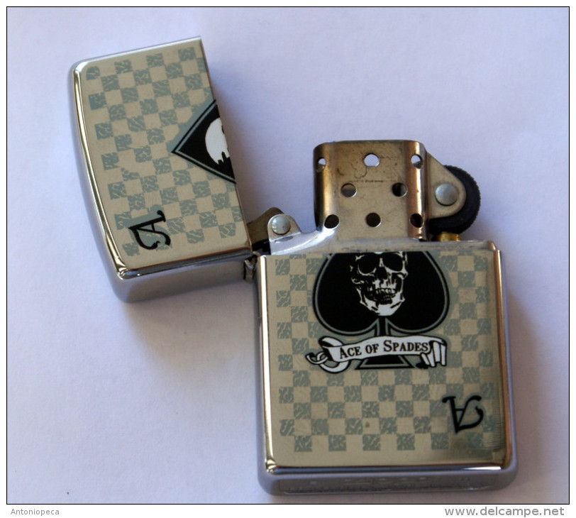 USA - ORIGINAL ZIPPO LIGHTER, PLAY CARDS ACE OF SPADE - Zippo