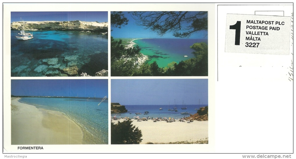 ESPAÑA  SPAGNA   FORMENTERA  Private Post Stamp  Malta - Formentera