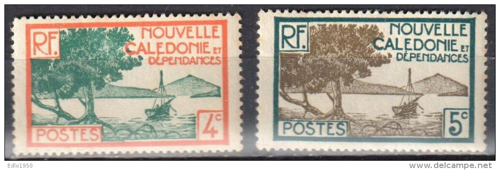 New Caledonia  1928 - Mi 138-9 - MNH (**). - Neufs