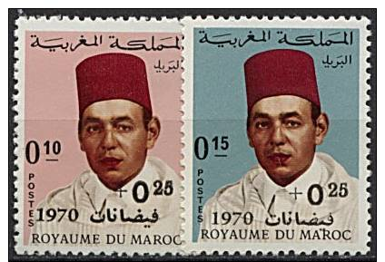 Maroc, N° 598 à N° 599** Y Et T - Marokko (1956-...)