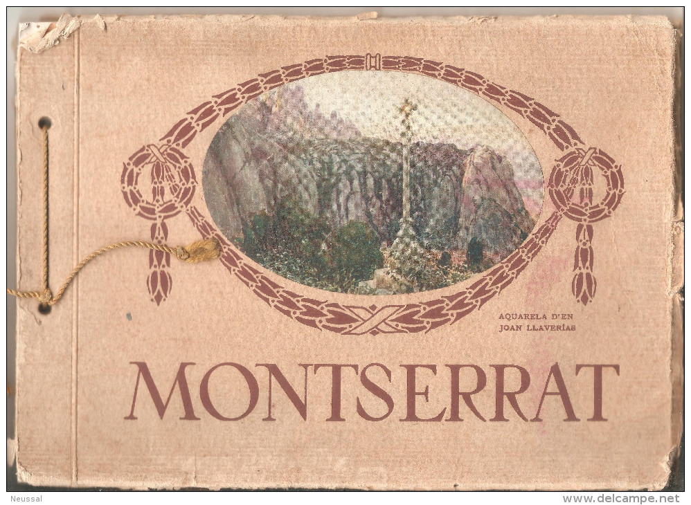 Libro  Historico De Montserrat Escrito En 6 Idiomas. 130 Pag. Impresor Oliva De Vilanova (barcelona) - Historia Y Arte