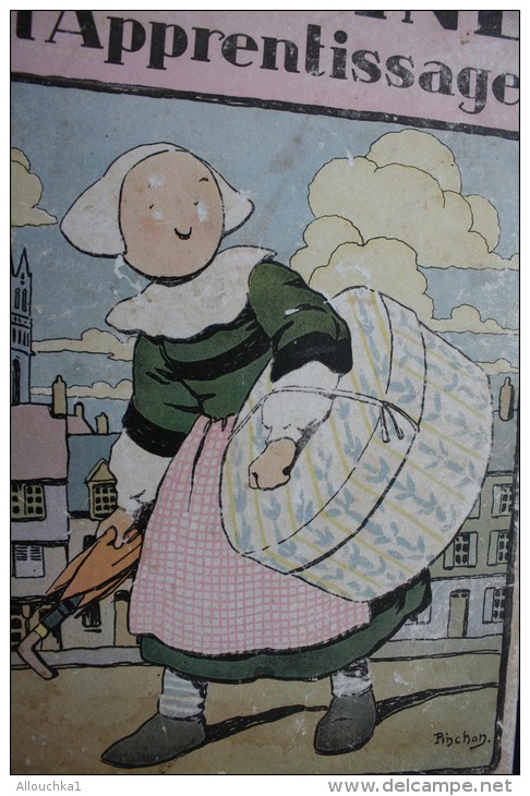 Bécassine En Apprentissage Personnage De Bande Dessinée Créé Par Émile-Joseph-Porphyre Pinchon BD édi Originale  De 1930 - Bécassine