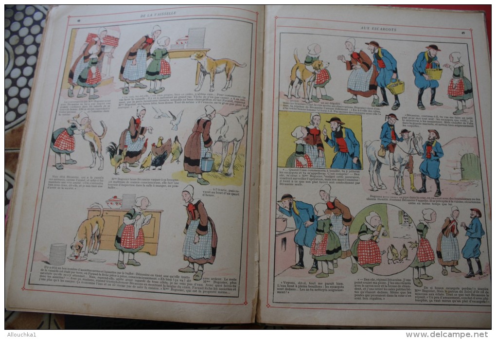 Bécassine en Apprentissage Personnage de bande dessinée créé par Émile-Joseph-Porphyre Pinchon BD édi originale  de 1930