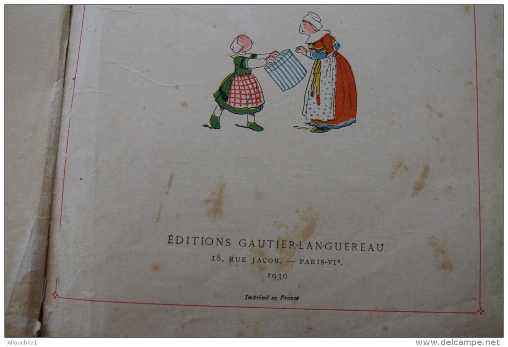 Bécassine en Apprentissage Personnage de bande dessinée créé par Émile-Joseph-Porphyre Pinchon BD édi originale  de 1930