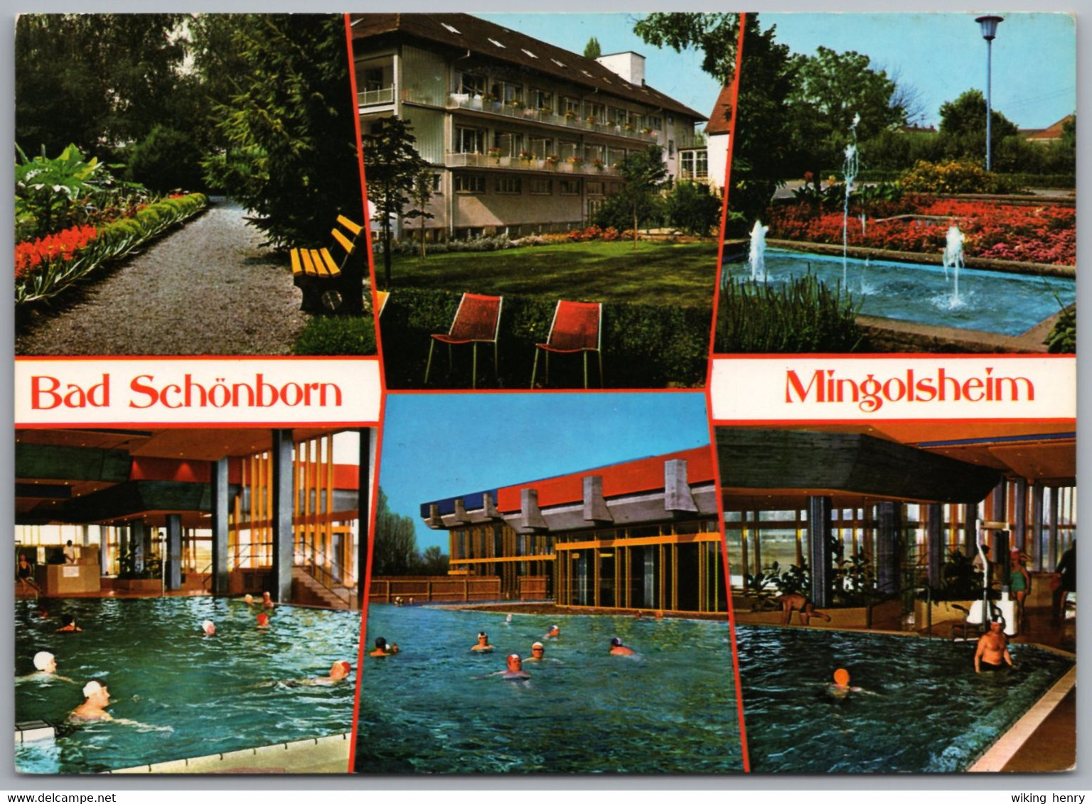 Bad Schönborn Mingolsheim - Mehrbildkarte 1 - Bad Schoenborn