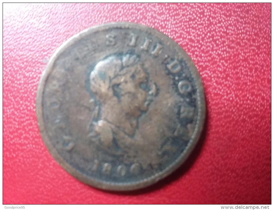 GEORGIUS III 1/2 PENNY 1806 - B. 1/2 Penny