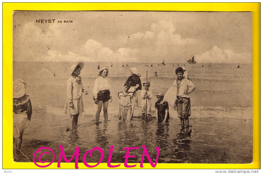 KINDEREN SPELEN OP HET STRAND HEYST AU BAIN JEUX D ENFANT PLAGE KNOKKE HEIST LITTORAL KUST Mode 3113 - Heist