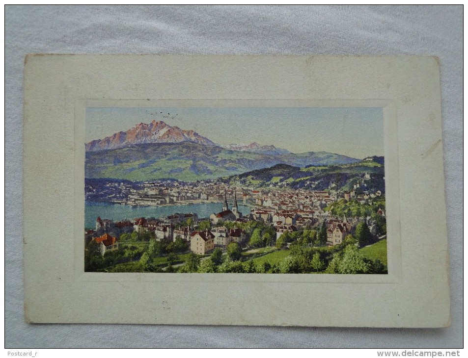 Luzern Und Der Pilatus  1919  A11 - Luzern