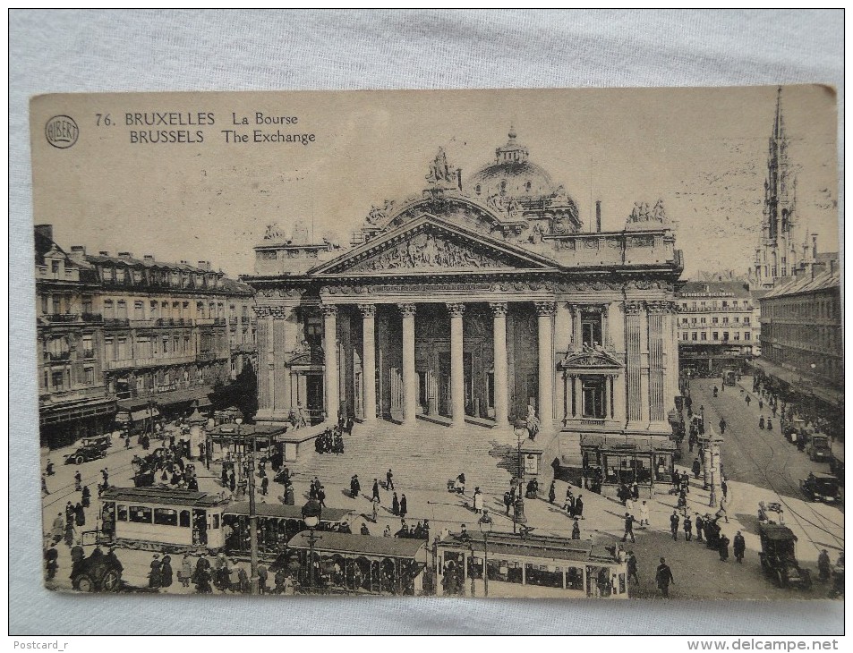 Bruxelles - Brussels La Bourse 1929   A11 - Autres & Non Classés