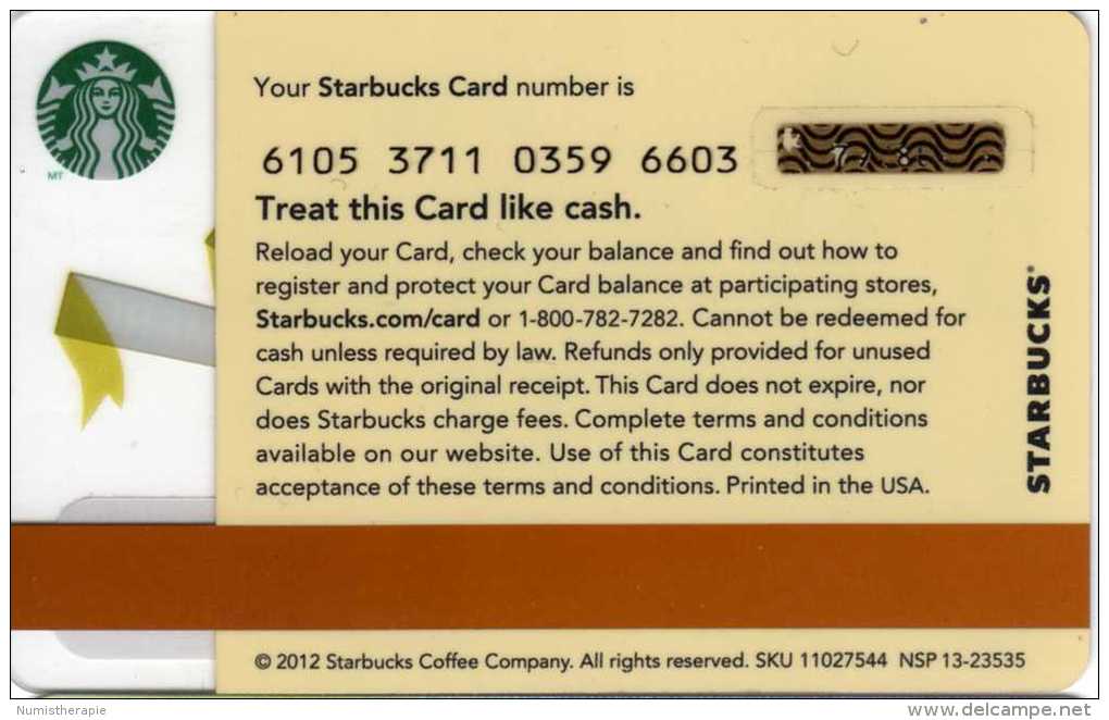 Starbucks Thank You - Gift Cards