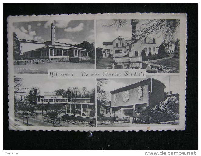 X-n°153 /   Hilversum - De Vier Omroep Studio's  / Circulé En 1953 .- - Hilversum