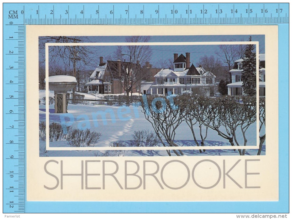 CPM Sherbroke Quebec (Parc Michell, Maison Racine Et Morey ) Carte Postale Postcard ,2 Scans - Sherbrooke